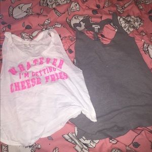 2 large vs tank tops